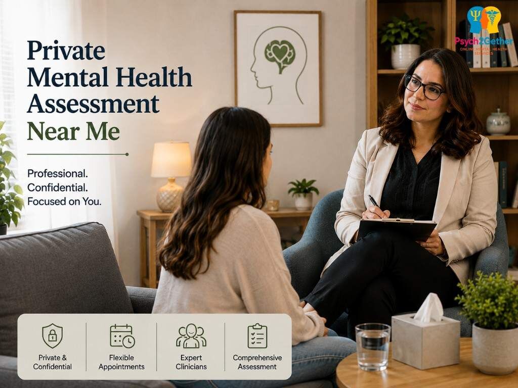 London, Health, Private Mental Health Assessment Near Me | Psych2gether