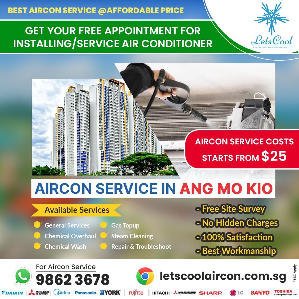 Singapore, Air Conditioners, SGD 25,  Aircon Servicing Ang Mo Kio