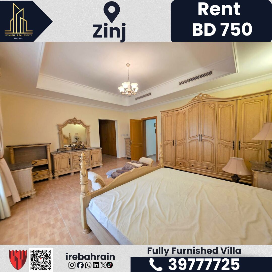 Zinj, Villas, BHD 750,  Furnished,  Fully Furnished Villa For Rent &ndash; Zinj | BD 750/-