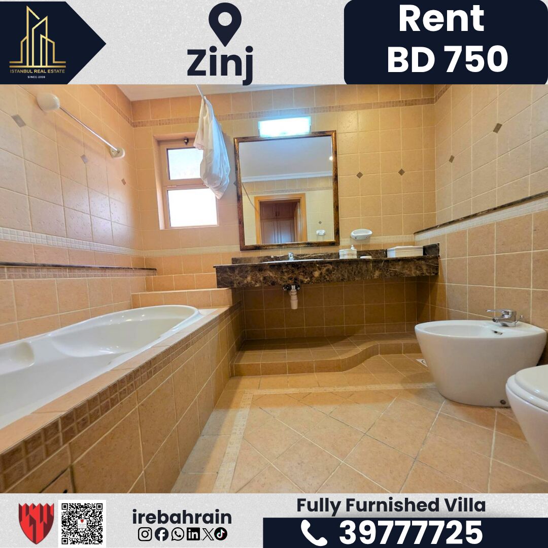 Zinj, Villas, BHD 750,  Furnished,  Fully Furnished Villa For Rent &ndash; Zinj | BD 750/-