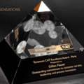 Premium Subsurface Laser Engraving For Crystal Awards