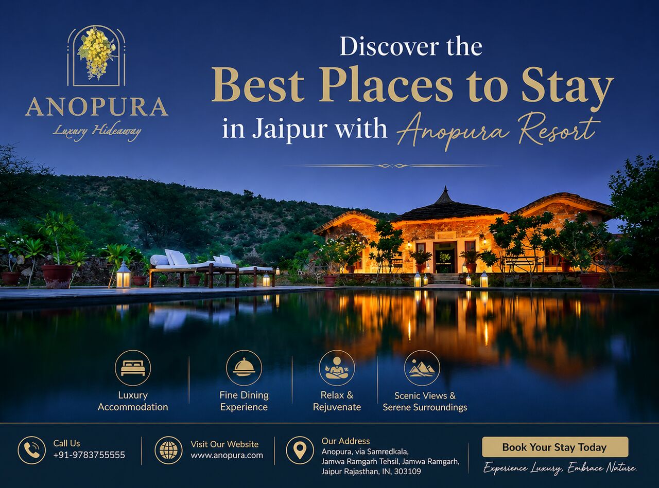 Jaipur, Restaurants, Discover The Best Places To Stay In Jaipur With Anopura Resort
