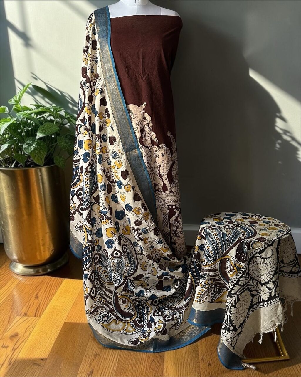 Mumbai, Clothing & Accessories, Buy Kalamkari Dress Materials Online