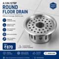 INR 280,  Premium Round Shape Floor Drain For Modern Bathrooms