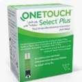 SAR 75,  One Touch Select Plus Test Strips 50 Pcs