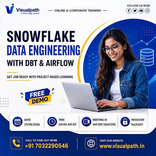 Hyderabad, Lessons Offered, Join Snowflake Data Engineering Free Demo Session