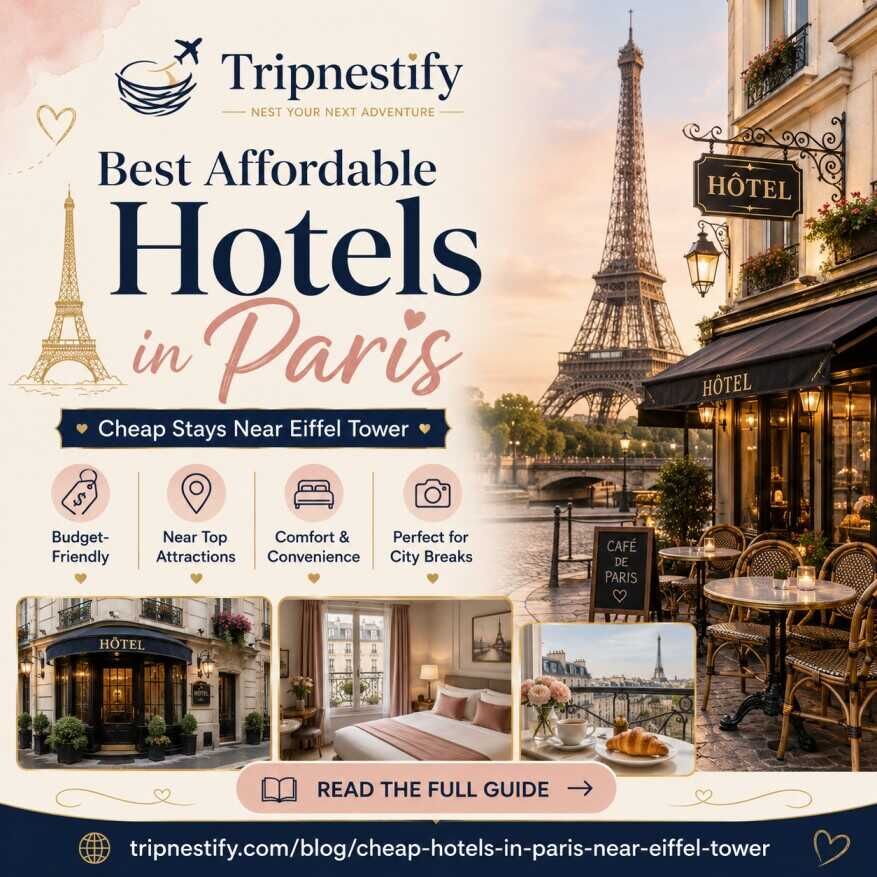New Delhi, Travel, Best Affordable Hotels In Paris: Cheap Stays Near Eiffel Tower | Tripnestify