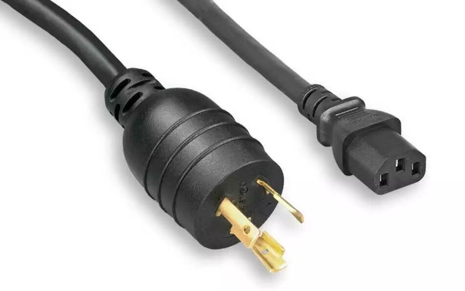 New York, Electronics, USD 18,  NEMA L6-20P USA 3-pin Plug To C13 SJT Power Cord 14 AWG