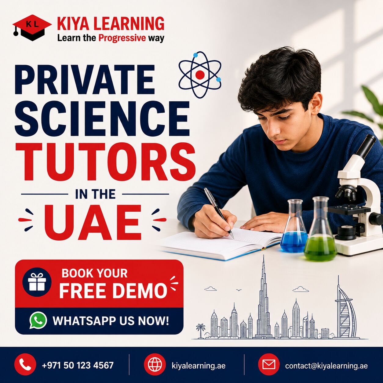 Dubai, Lessons Offered, Private Science Tutors In The UAE