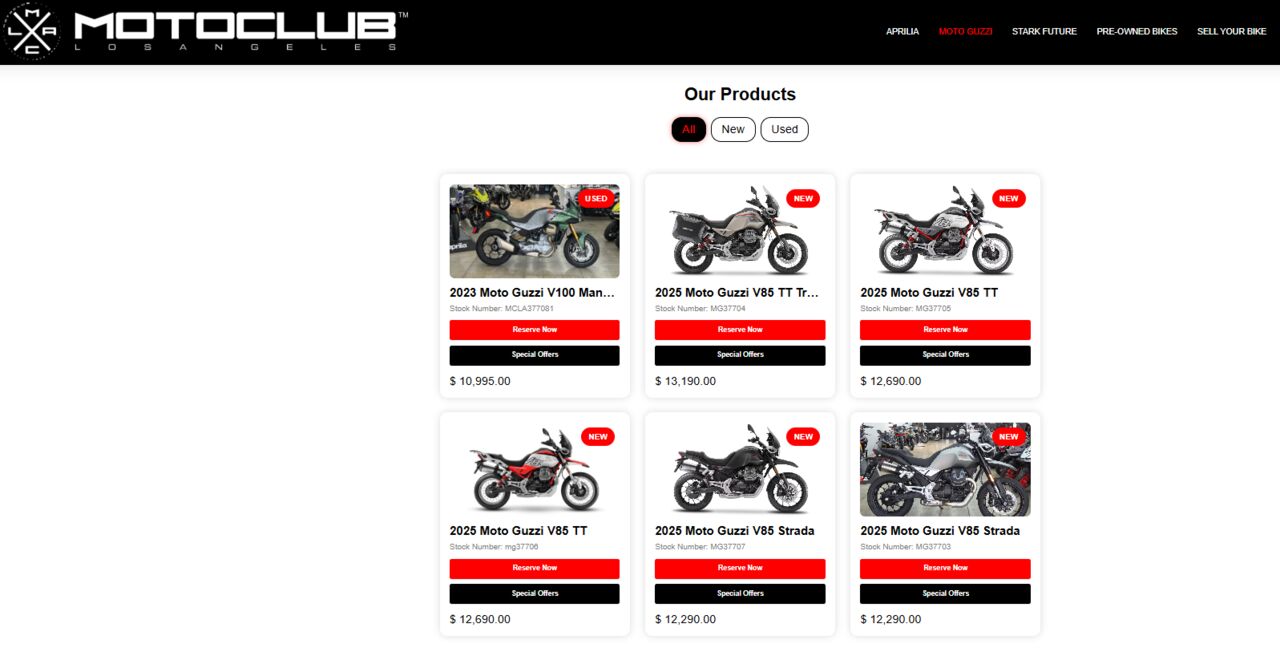Los Angeles, Motorcycles, USD 15,  MotoClub Los Angeles