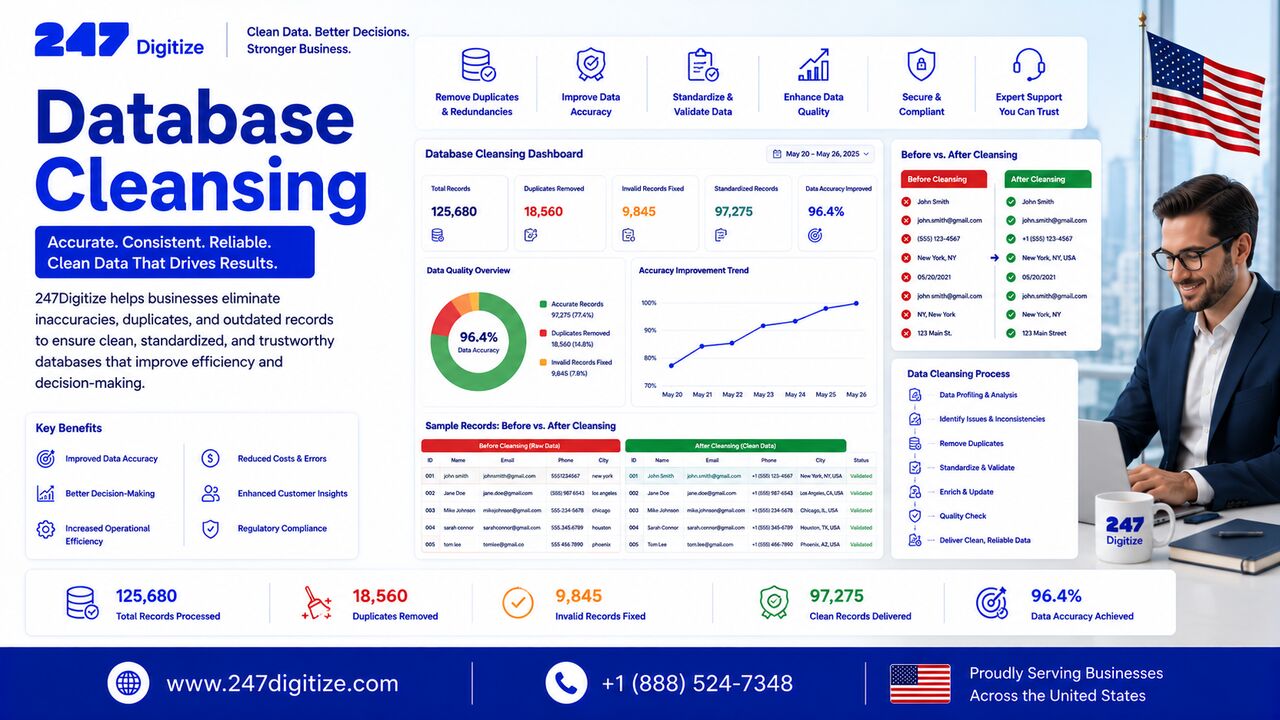 Chicago, Business, Database Cleansing For Cleaner And More Reliable Business Records