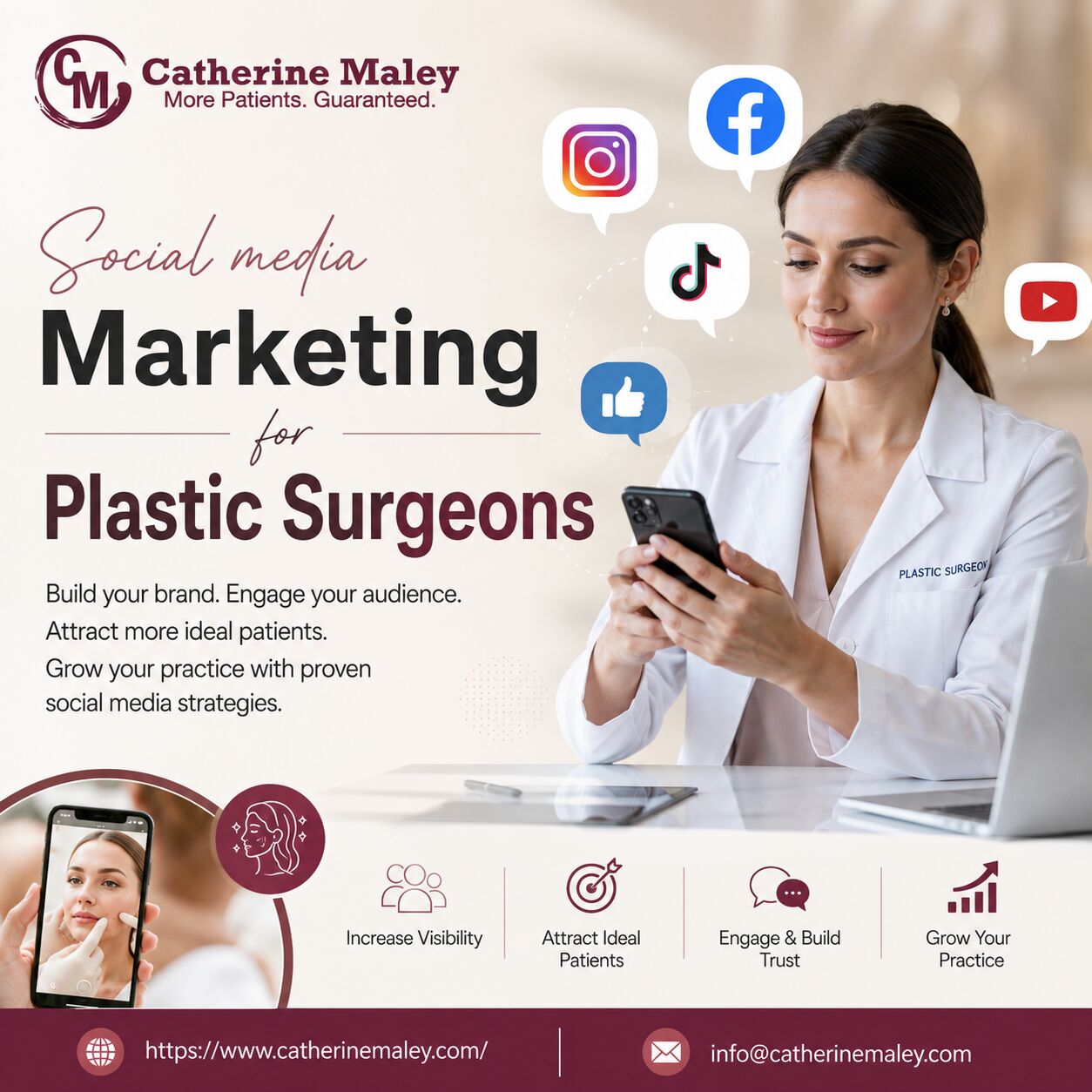 New York, Marketing, Catherine Maley | Social Media Marketing For Plastic Surgeons