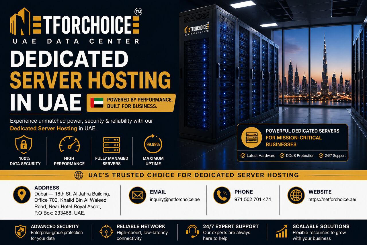 Dubai, Computer, NetForChoice Delivers Powerful Dedicated Servers Across UAE
