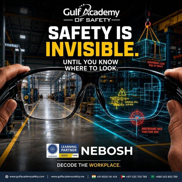 Dubai, Lessons Offered, NEBOSH Course &ndash; Gain X-Ray Vision For Danger
