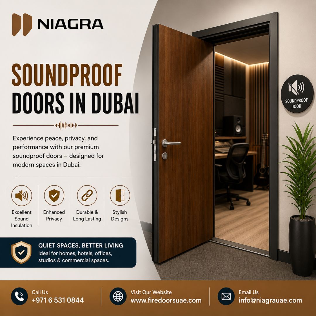 Dubai, Furniture, Soundproof Doors In Dubai | Premium Acoustic Door Solutions