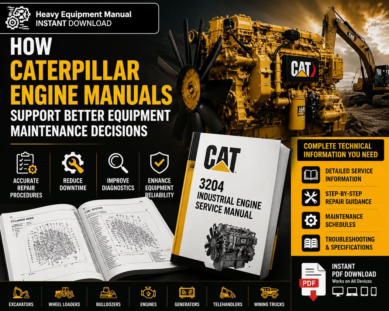 New York, Vehicles, Cars & Trucks , Caterpillar,  2026,  Automatic,  ,   Engine Fault Codes And Serial Number Manuals &ndash; Instant PDF Download