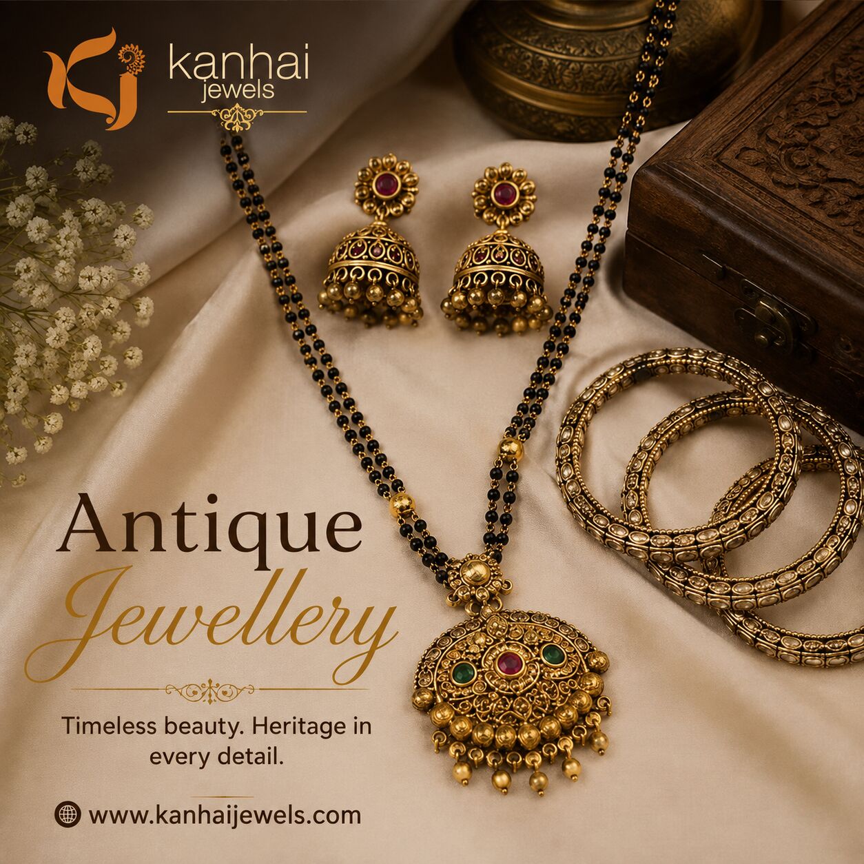 Mumbai, Jewelry, Antique Jewelry Collection &ndash; Timeless Vintage Designs By Kanhai Jewelry