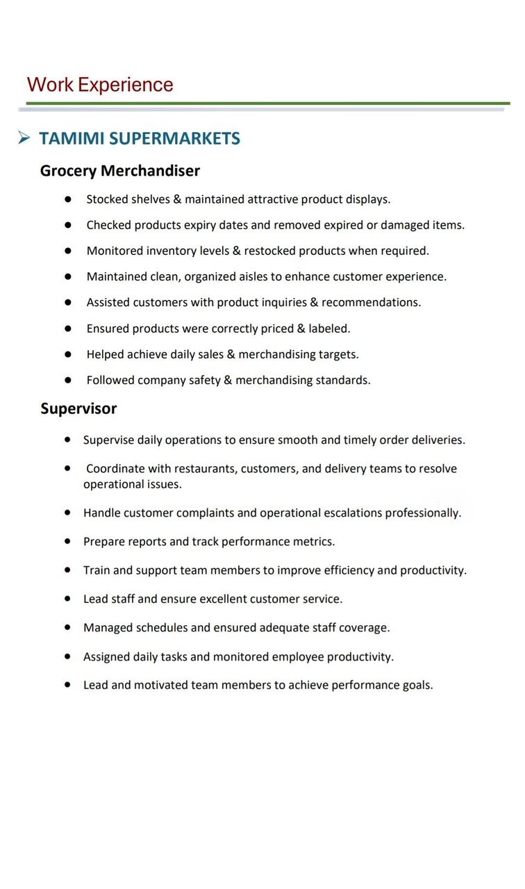 Riffa, Job Seekers, I Need A Jod As A Sales Supervision, Merchandising Have Experience Of 5 Years.