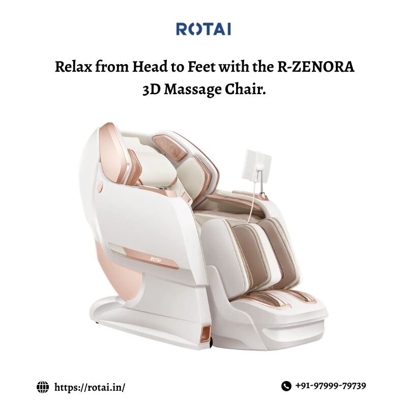 Jaipur, Machinery, INR 799999,  Relax From Head To Feet With The R-ZENORA 3D Massage Chair.