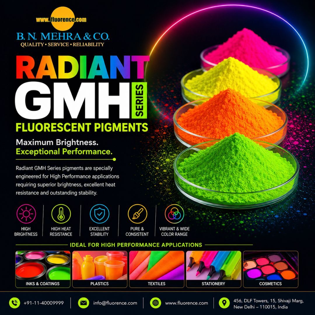 New Delhi, Materials, Radiant GMH Series &ndash; Intense Fluorescent Performance | Fluorence