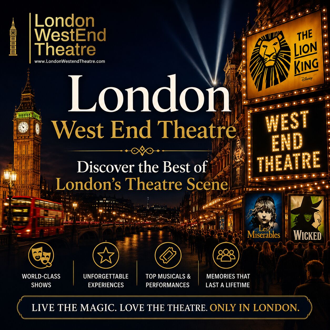 London, Tickets, GBP 43,  London West End Theatre &ndash; Discover The Best Of London&rsquo;s Theatre Scene