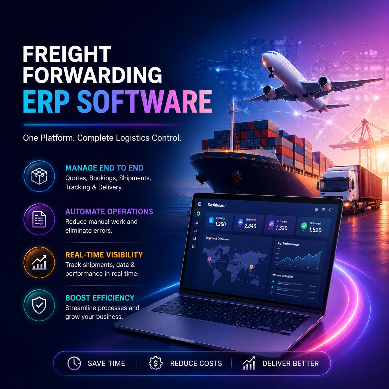 Mumbai, Logistics, Transform Freight Forwarding With A Smarter ERP Platform