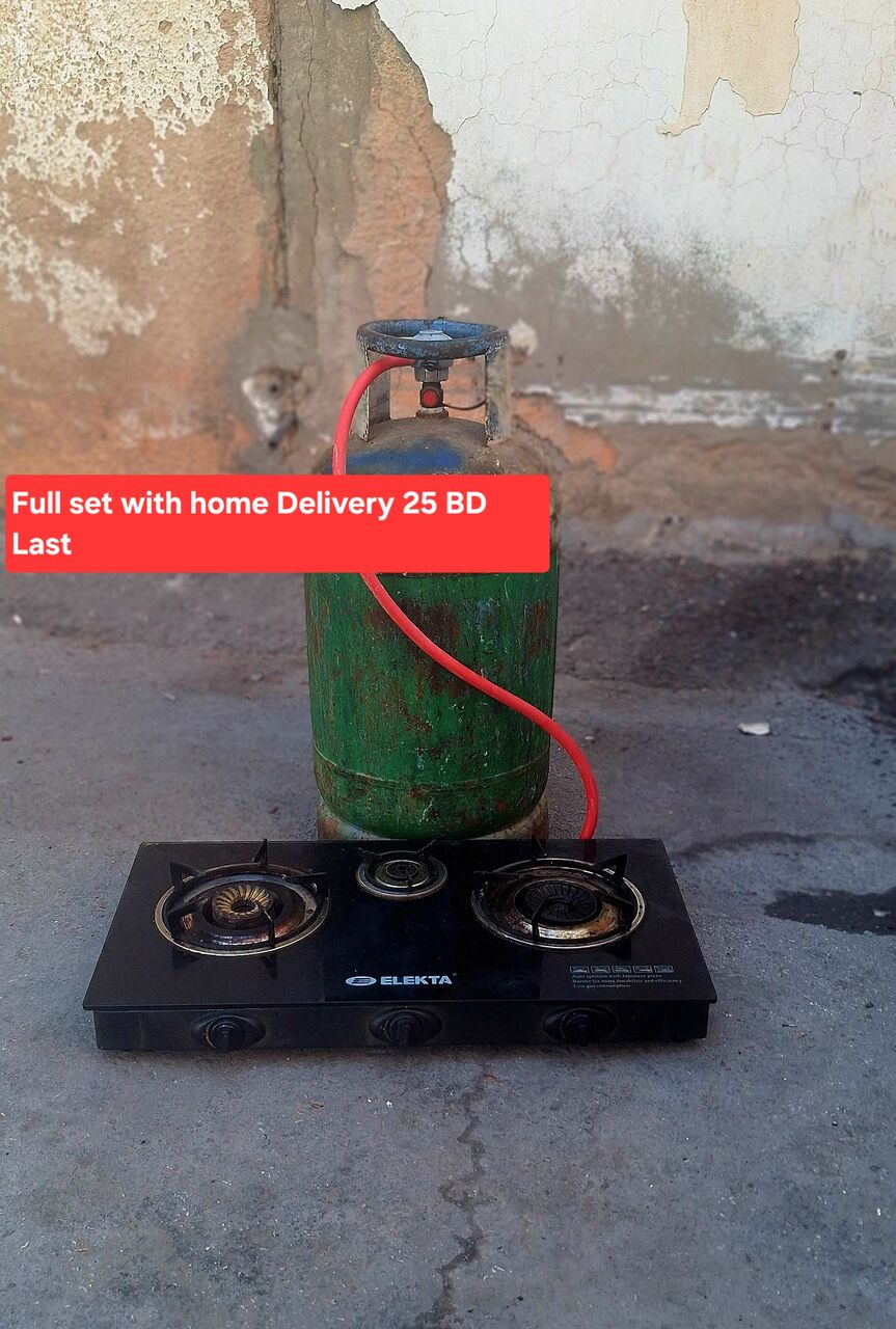 Manama, Household Items, BHD 25,  Clynder Regulator Pipe Stove 25 Bd With Home Delivery 2 Sets Msg 3670 8372 Wts Ap