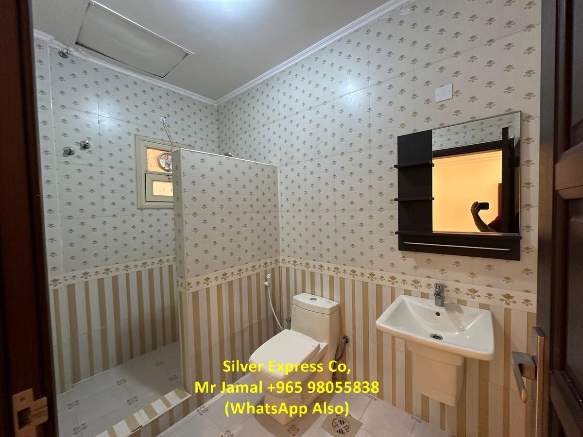 Egaila, Apartments, Flats, Houses & Villas, KWD 450/month,  3 BR,  200 Sq. Meter,  3 Bedroom Ground Floor Spacious Apartment For Rent In Egaila.