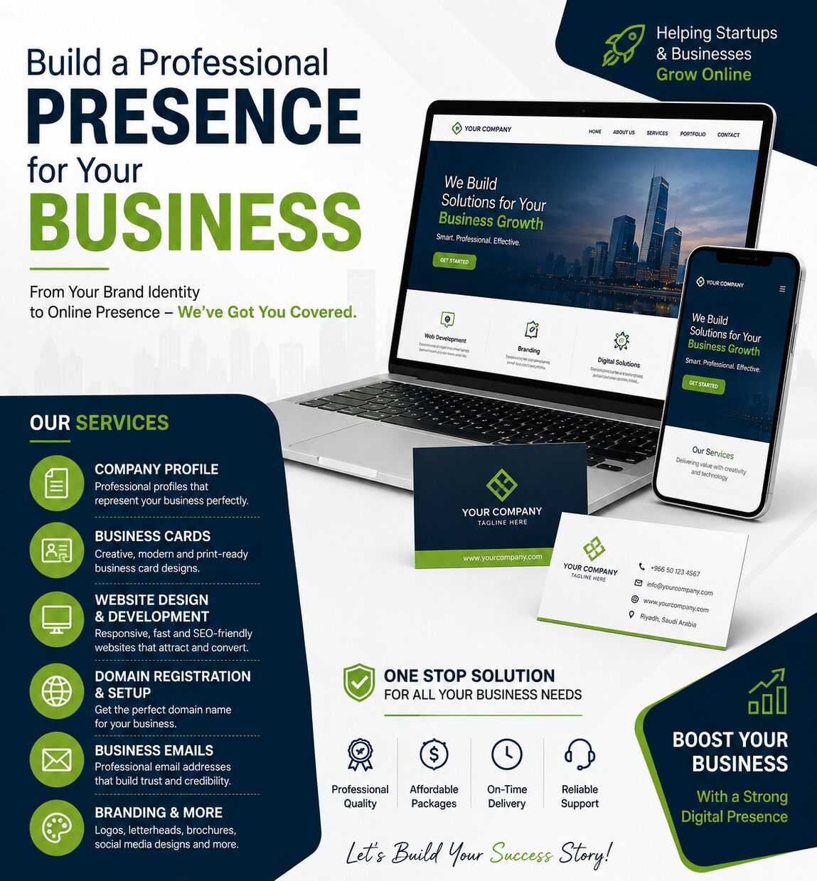 Jubail, Business, Website | Company Profile | Business Email & Branding Services