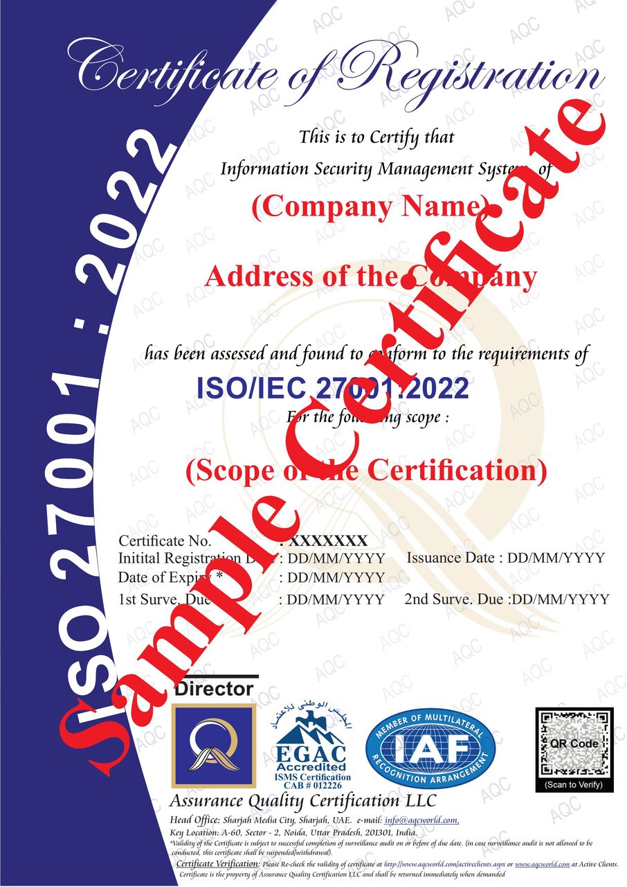 Noida, Business, Meet ISO 27001 Certification Requirements With AQC World Today