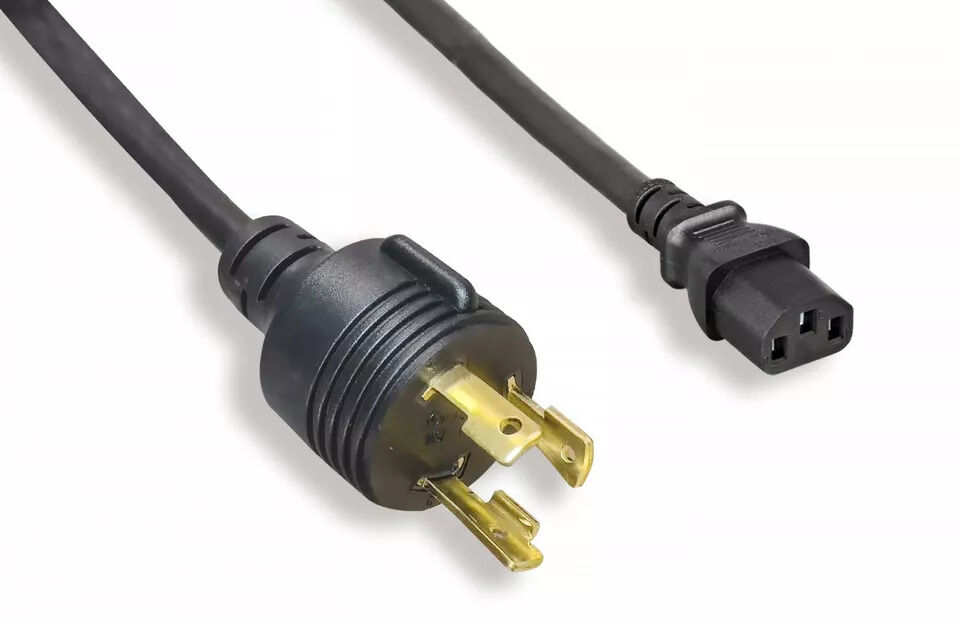 New York, Electronics, USD 13,  NEMA L6-30P To C13 Power Cord 14AWG 105 ̊C 300V