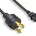 USD 13,  NEMA L6-30P To C13 Power Cord 14AWG 105 ̊C 300V