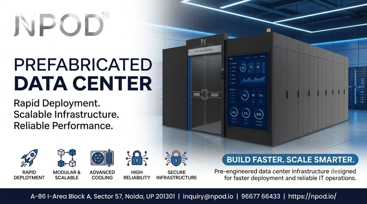 Mumbai, Computer, Build Faster With NPOD Prefabricated Data Center Solutions