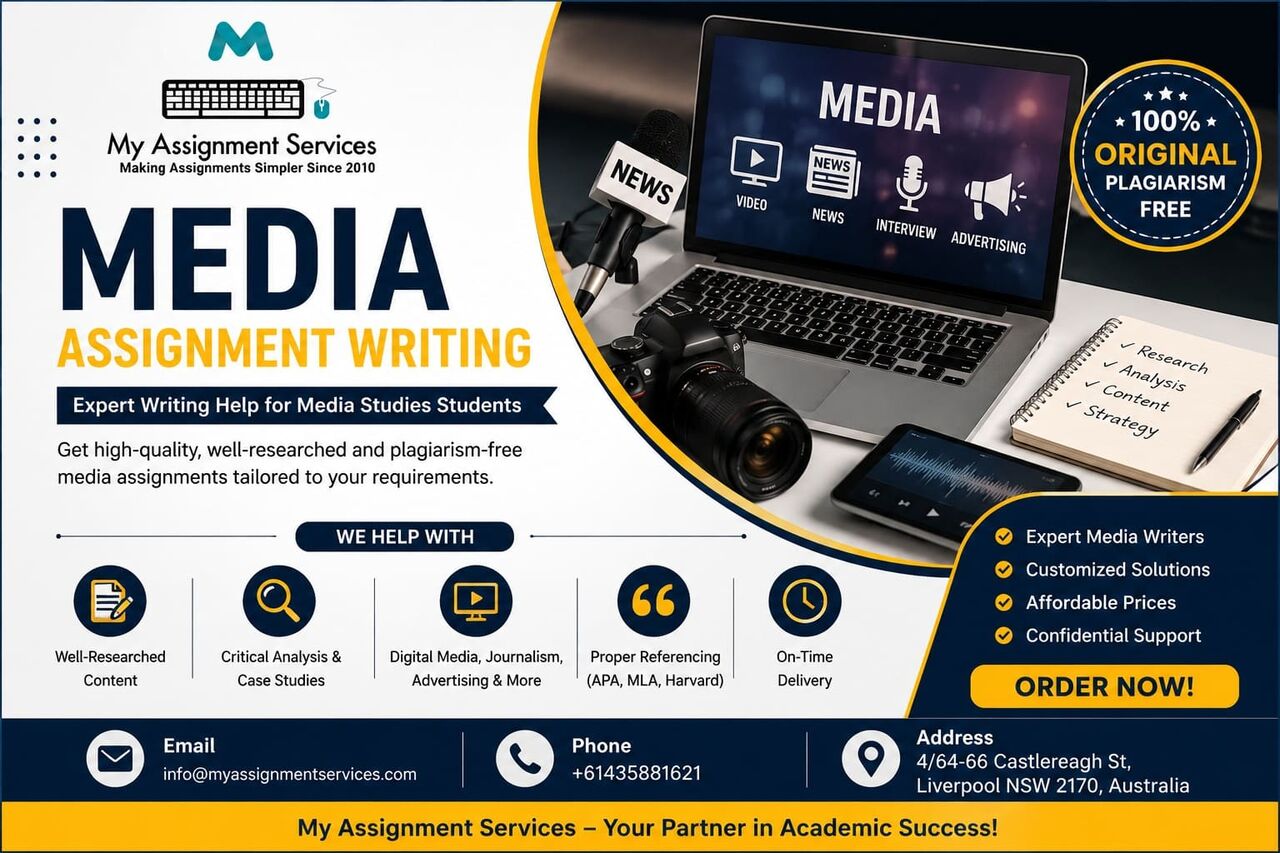 Sydney, Education, Professional Media Assignment Writing Support For Students