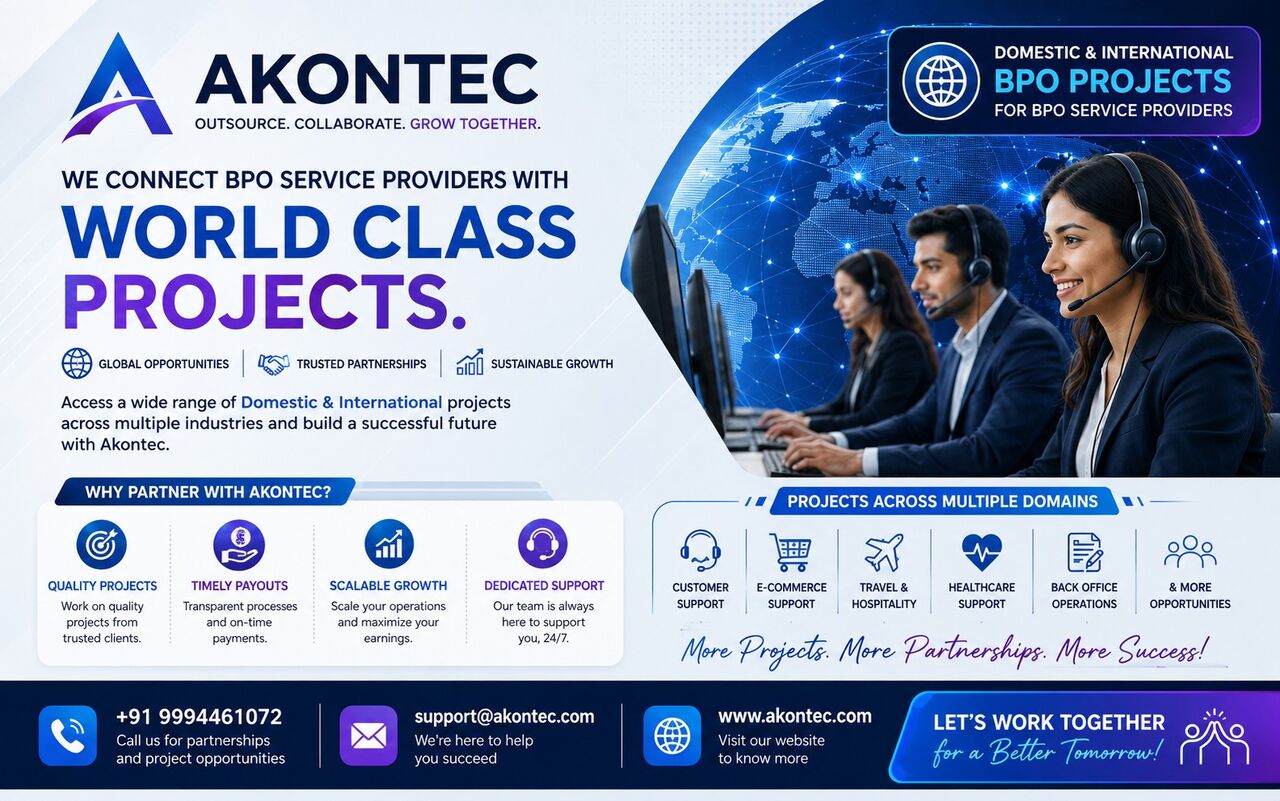 Chennai, Business, Akontec &ndash; BPO Project Opportunities