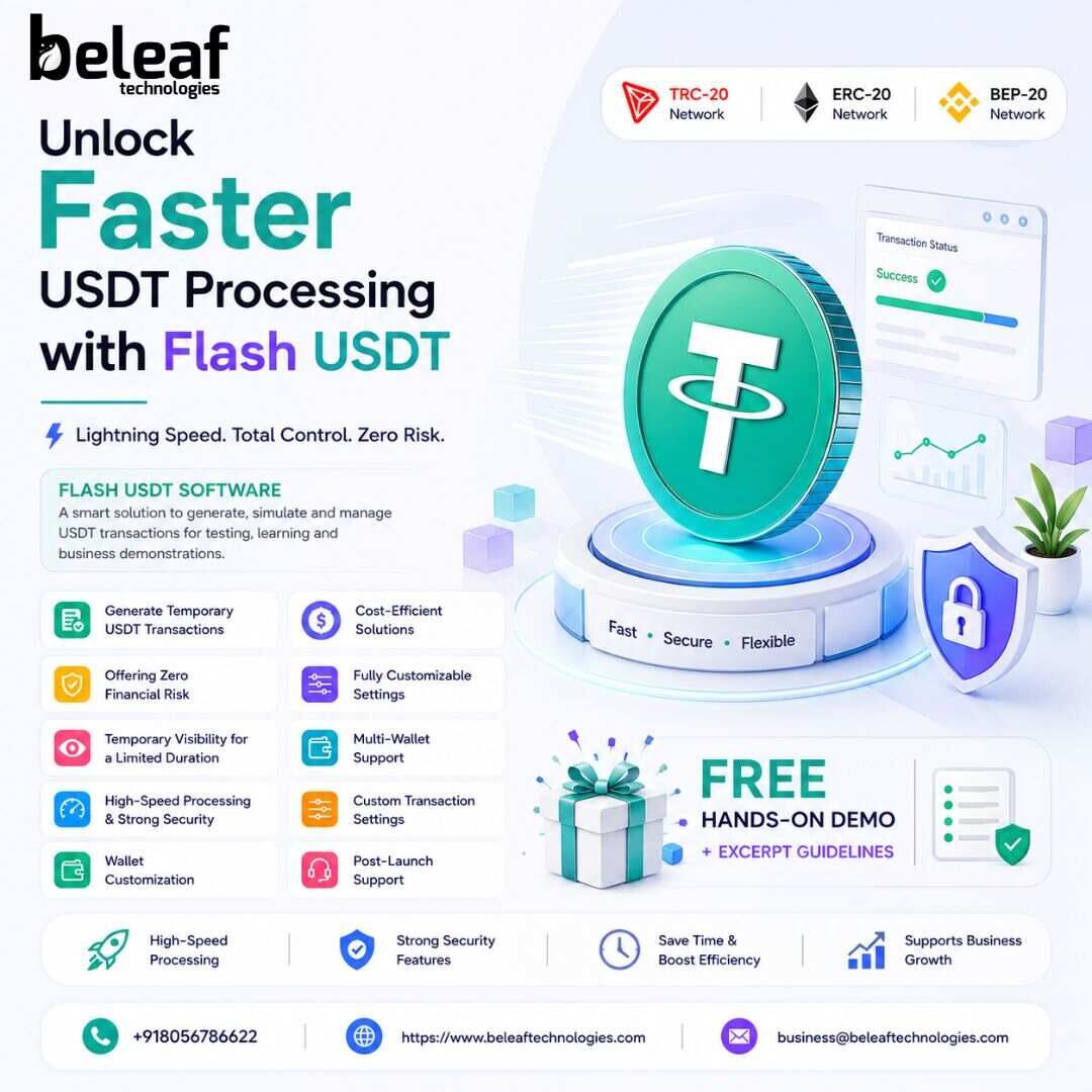 Mumbai, Software Development, Unlock Faster USDT Processing With Flash USDT
