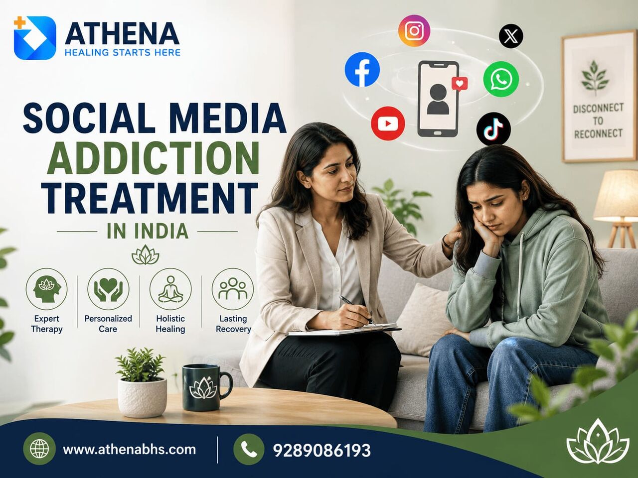Gurgaon, Health, Social Media Addiction Treatment In India | Athena Behavioral Health