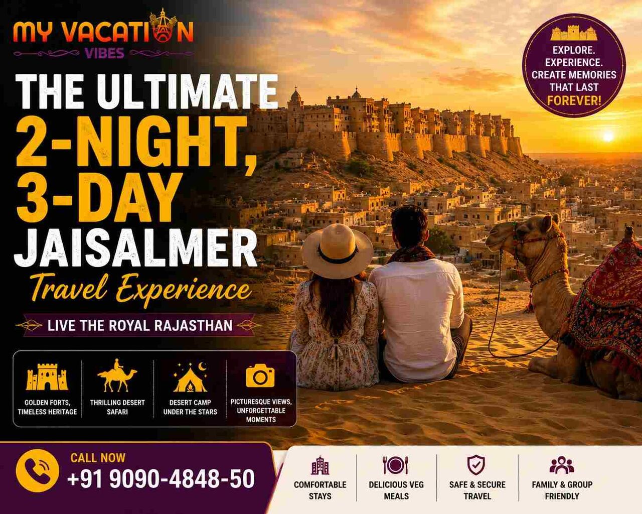 New Delhi, Travel, Jaisalmer Escape: 3 Days Of Golden Forts, Desert & Culture
