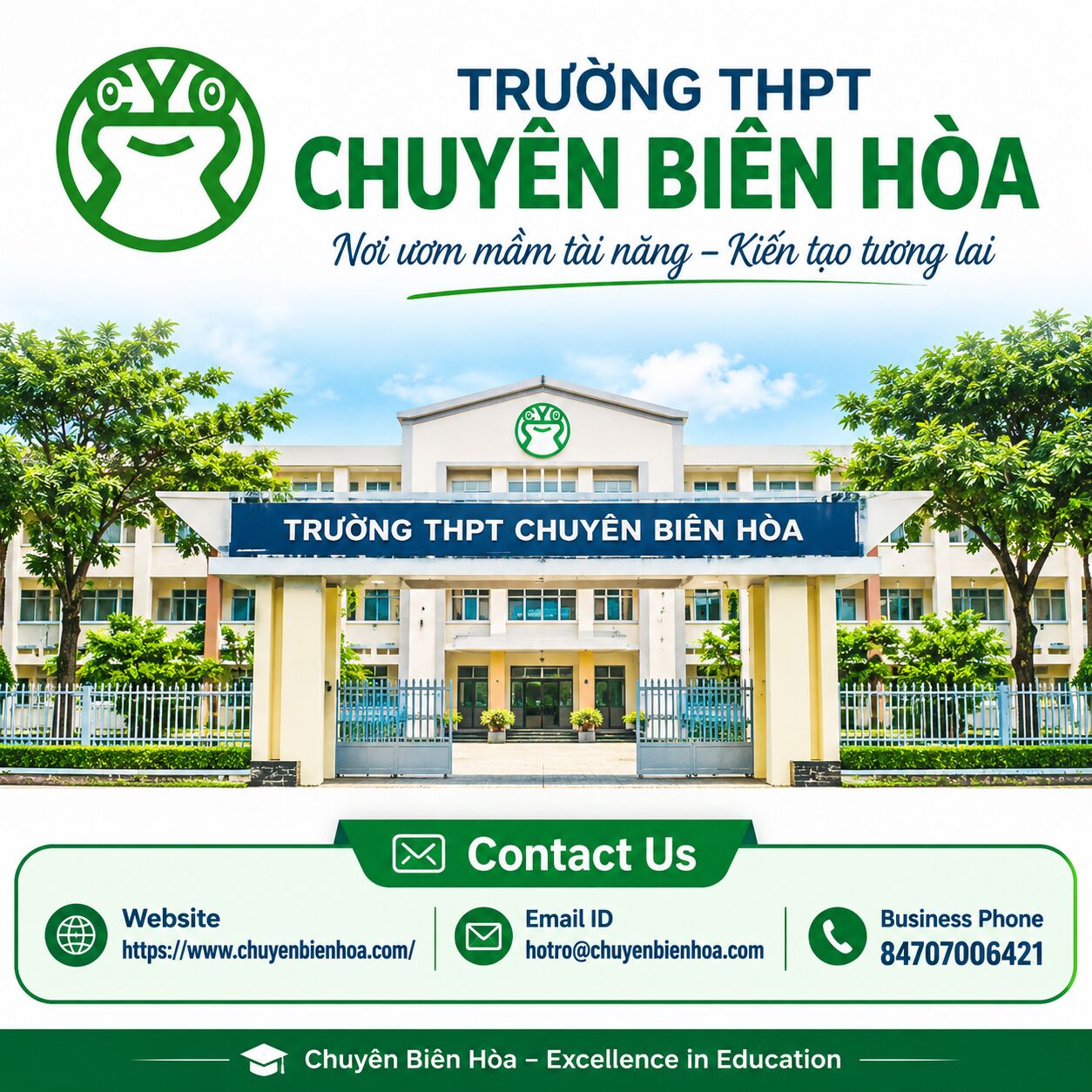 Ho Chi Minh City, Education, Trường THPT Chuyên Biên Hòa – Cộng Đồng Học Tập Và Chia Sẻ Thông Tin