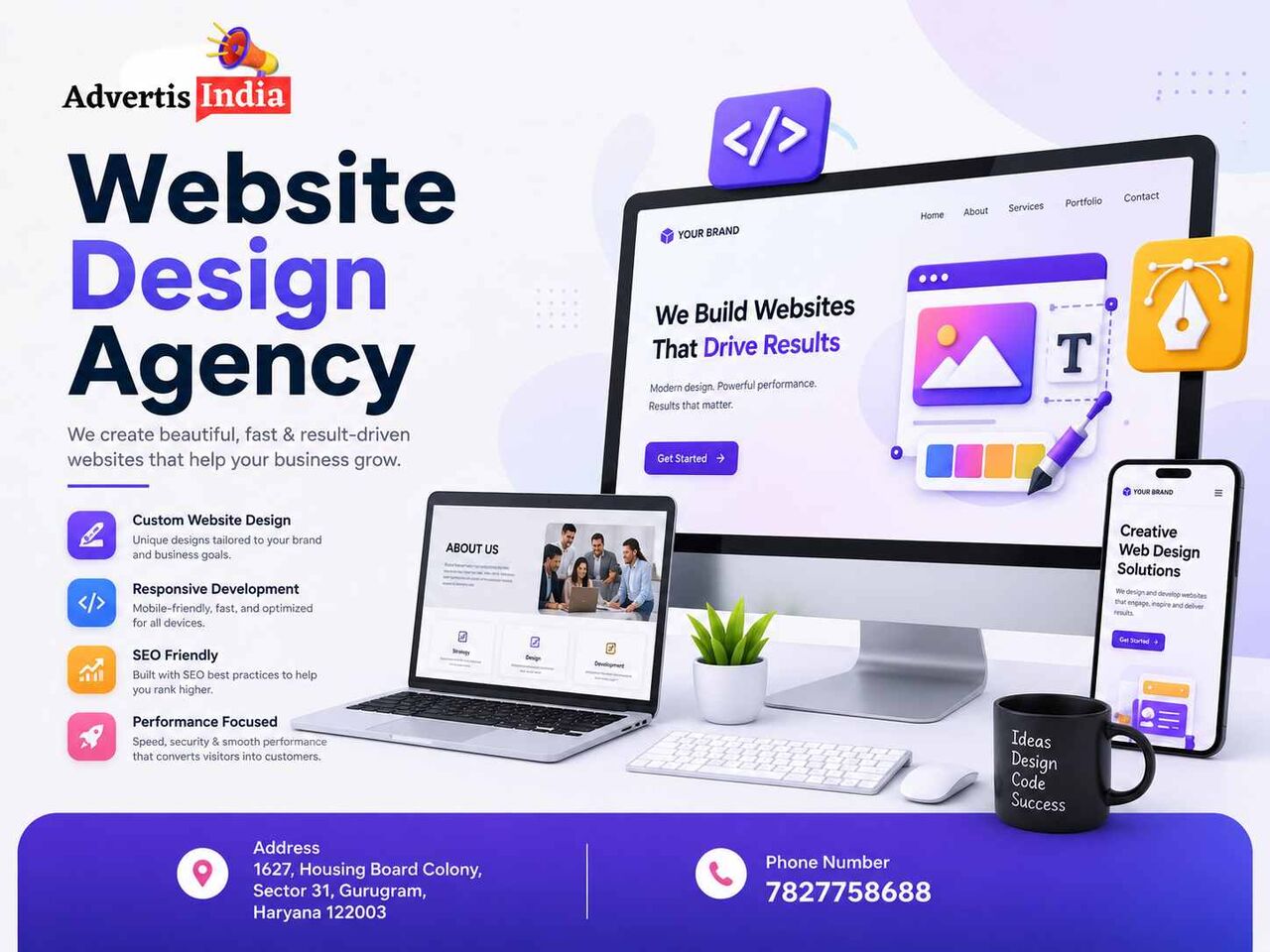 Gurugram, Real Estate, Best Website Design Agency For Modern Business Websites