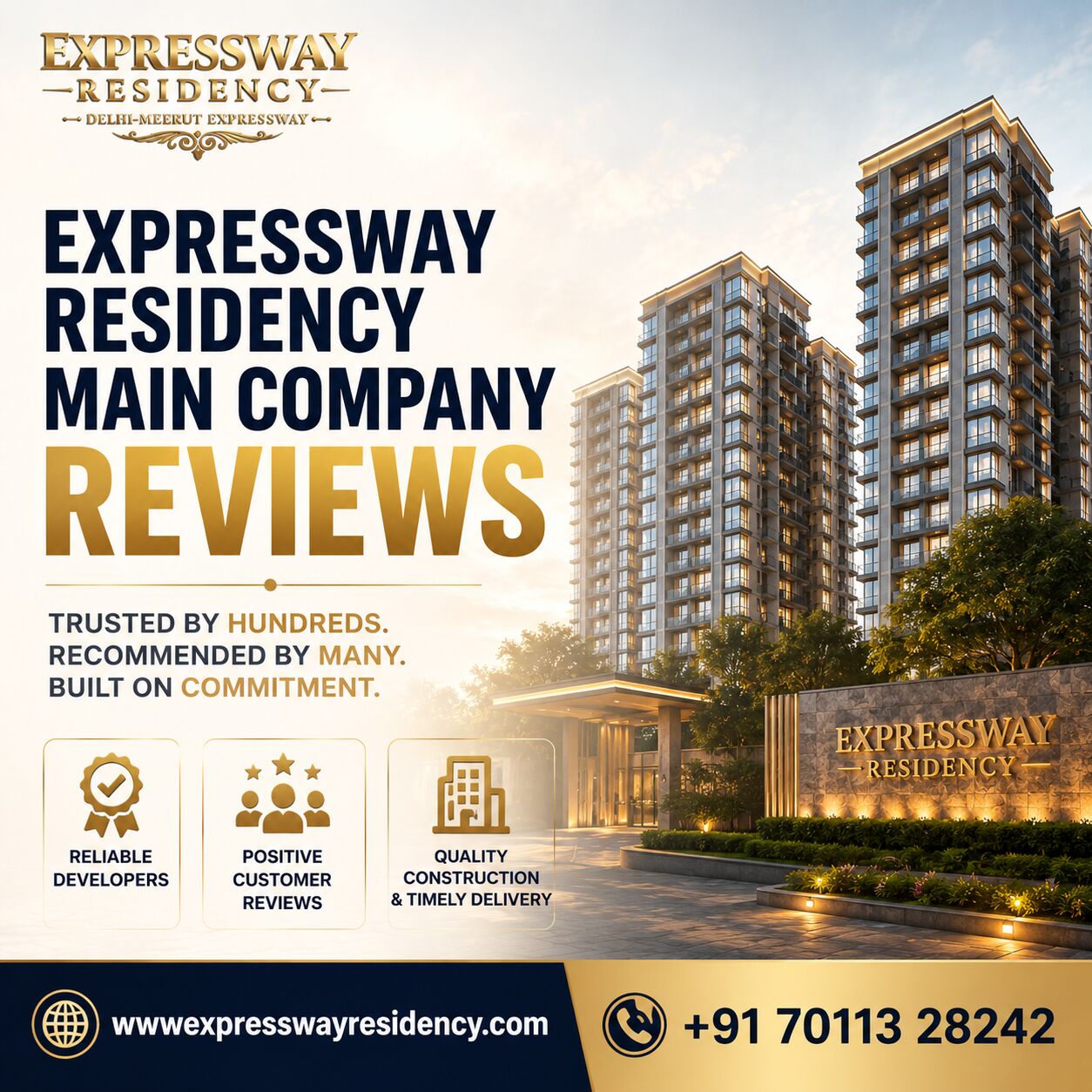 Noida, Real Estate, Expressway Residency Main Company Reviews & Details