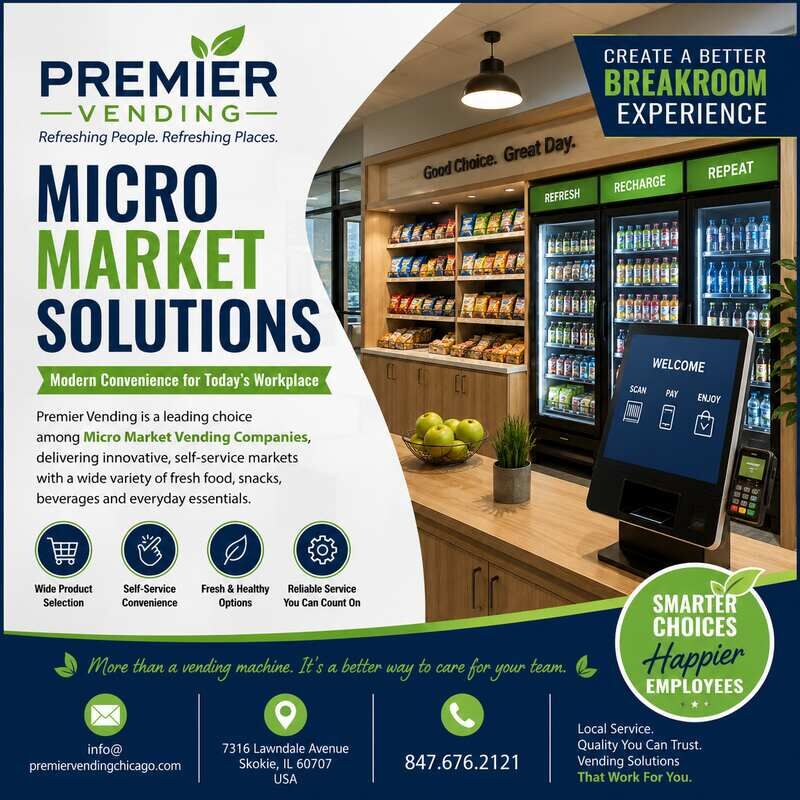 New York, Food & Drink, Micro Market Vending Companies: Premier Vending