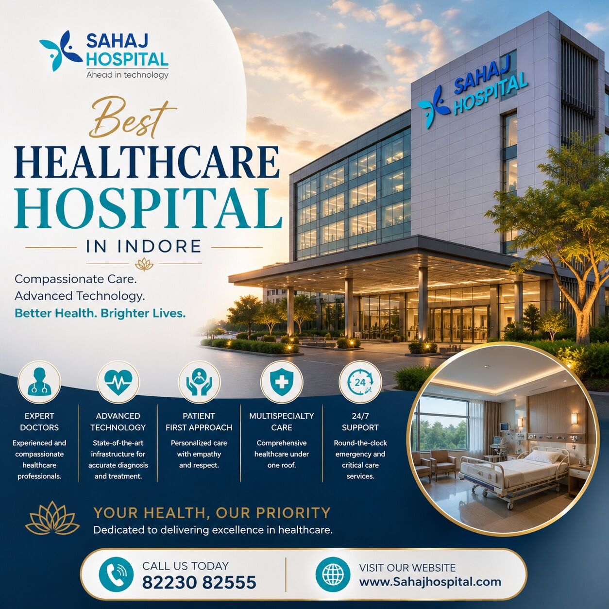 Indore, Health, Best Healthcare Hospital In Indore - Sahaj Hospital