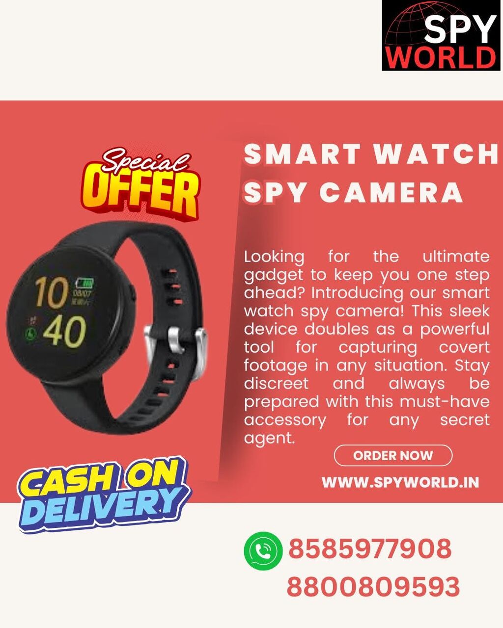New Delhi, Electronics, INR 3499,  Spy Camera Dealer In Saket At Spy World