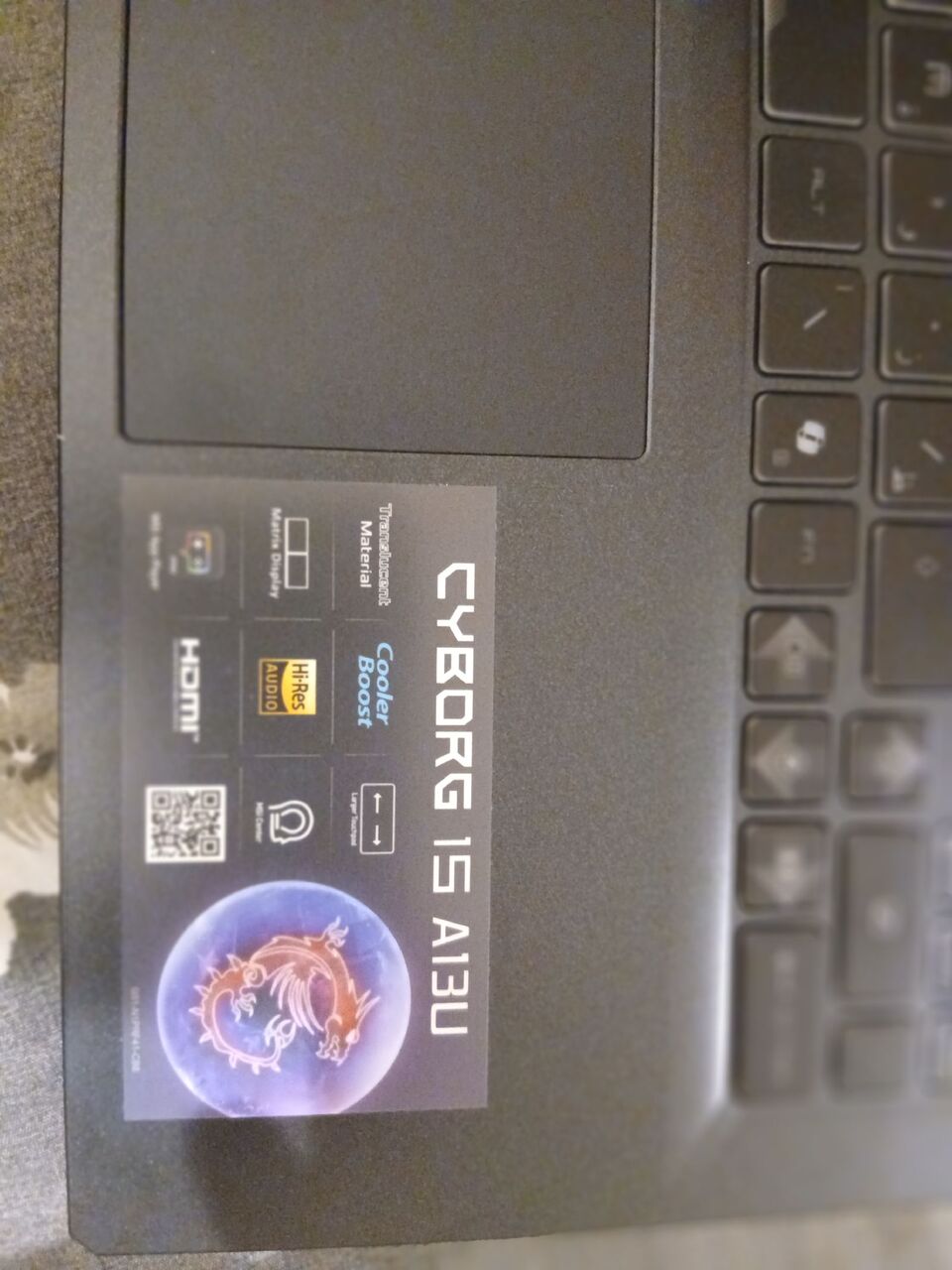 Riyadh, Computers, SAR 2849,  MSI Cyborg 15 A13U Gaming Laptop