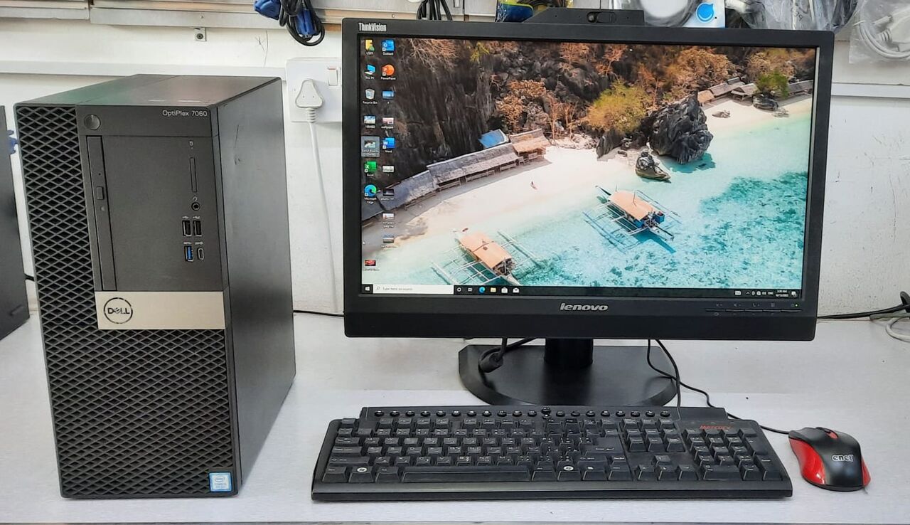 Manama, Tablet Computers, BHD 118,  Dell Core I7 7th Gen PC RAM 16GB SSD 256GB 22" Full HD Monitor Built-in Camera, Speaker