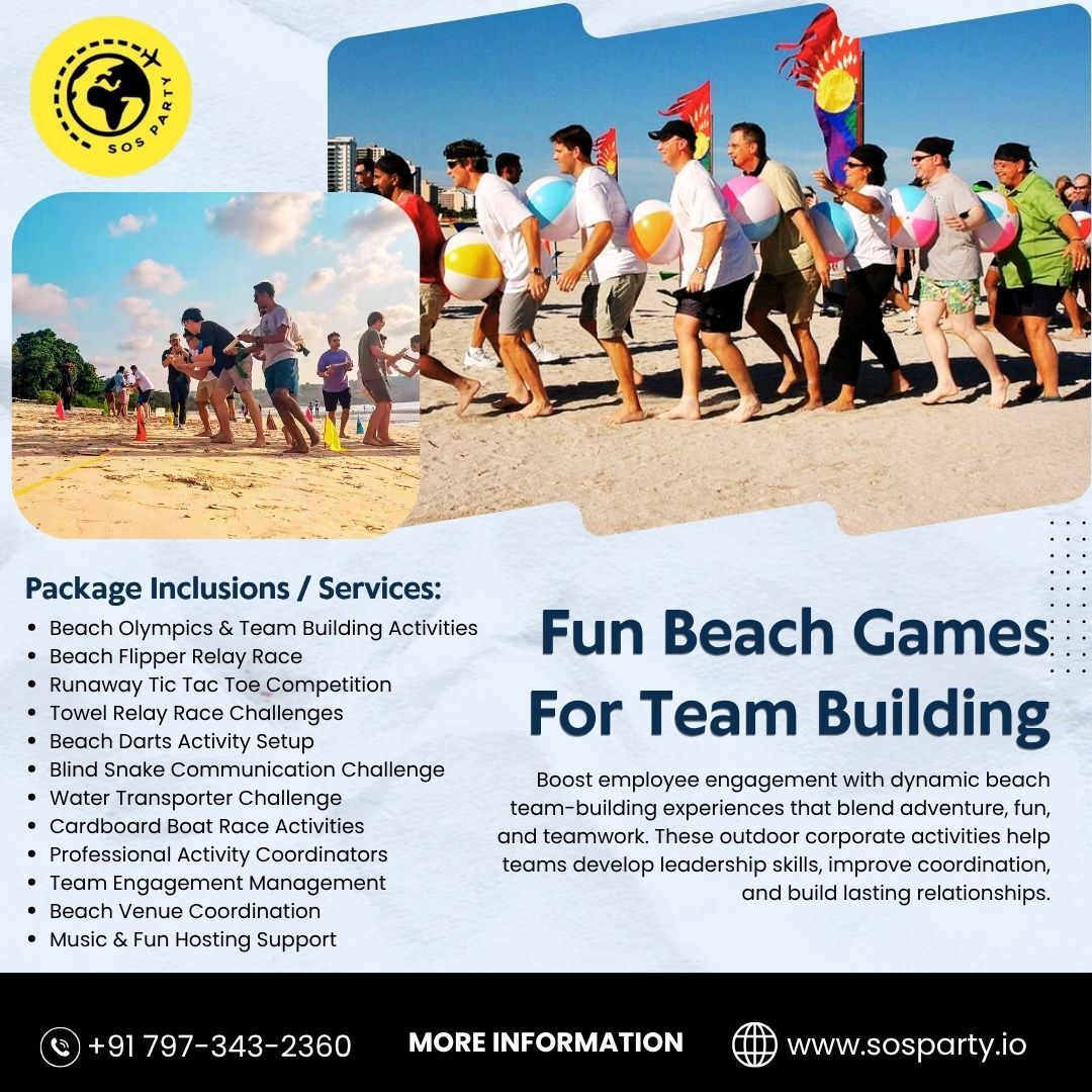 Goa, Event Planning, Beach Team Building Games
