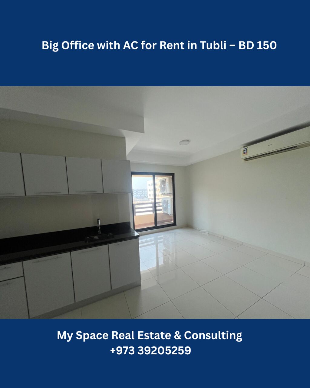 Tubli, Offices, BHD 150,  90 Sq. Meter,  Big Office With AC For Rent In Tubli