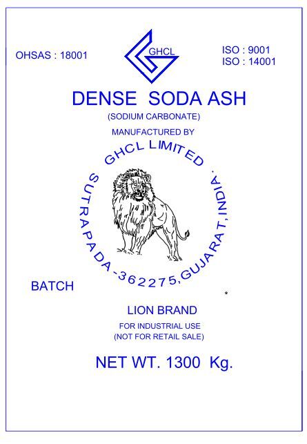 Mumbai, Materials, How Does Dense Soda Ash Help Maintain Product Quality?