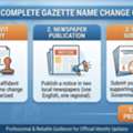 Get Trusted Gazette Name Change Assistance Right Here